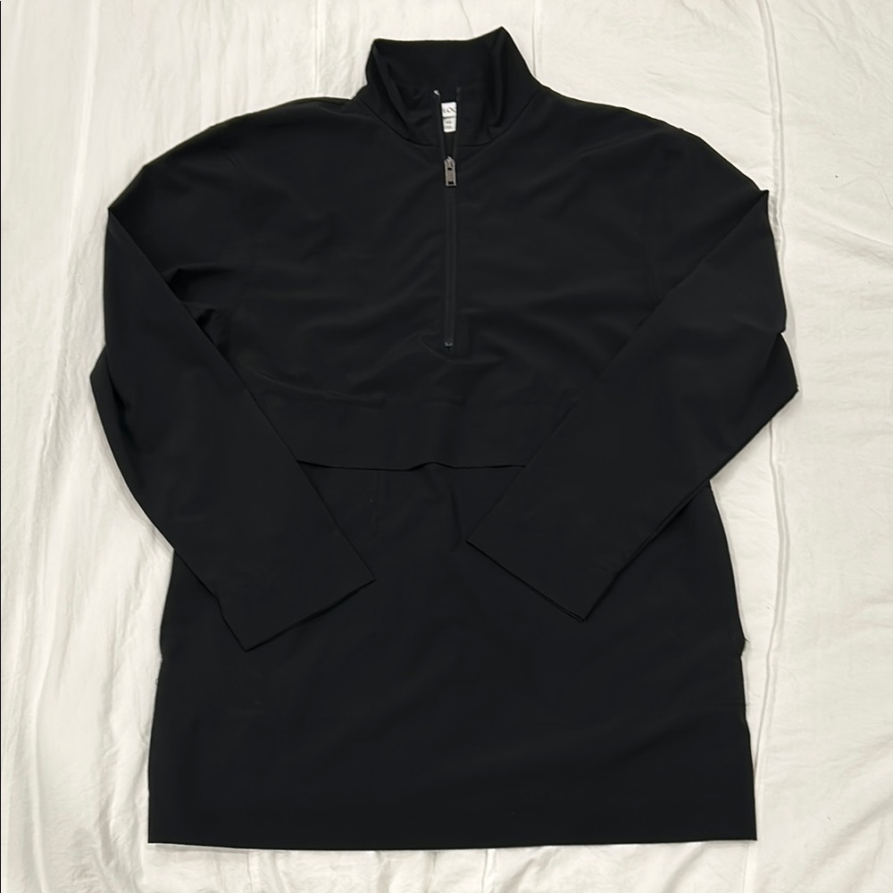 Black Quarter-Zip Pullover - image 1